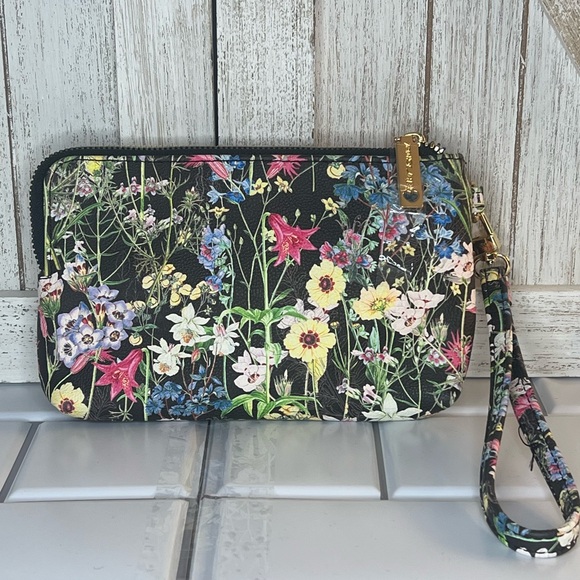 Betsey Johnson Floral Wristlet Clutch - Picture 2 of 4